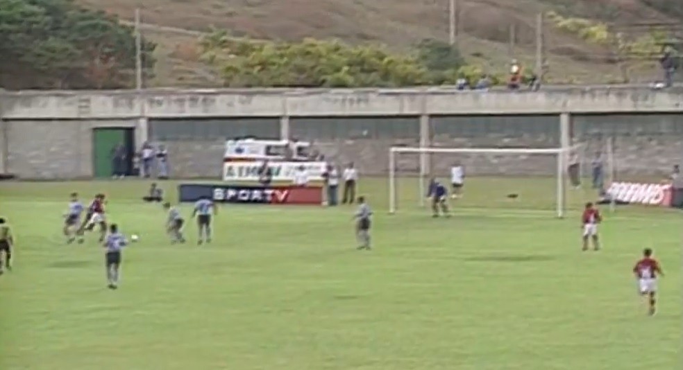 Clássico terminou sem gols em Juiz de Fora — Foto: Reprodução/TV Globo