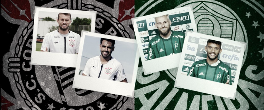 No placar dos reforços de 2018, Corinthians bate Palmeiras em quantidade