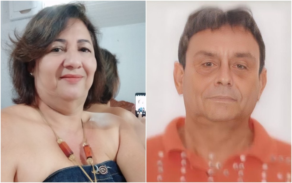 À direita- Rosângela Maria da Silva/ à esquerda- Manoel Messias Gomes, em Goiás — Foto: Reprodução/Facebook