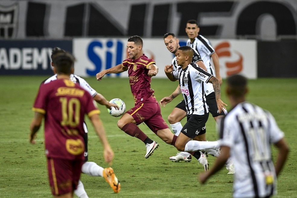 Thiago Neves durante Atlético-MG x Sport, em 2020 — Foto: Agência i7/Mineirão