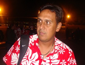 Técnico do Taiti, Eddy Etaeta (Foto: Secopa/MG)