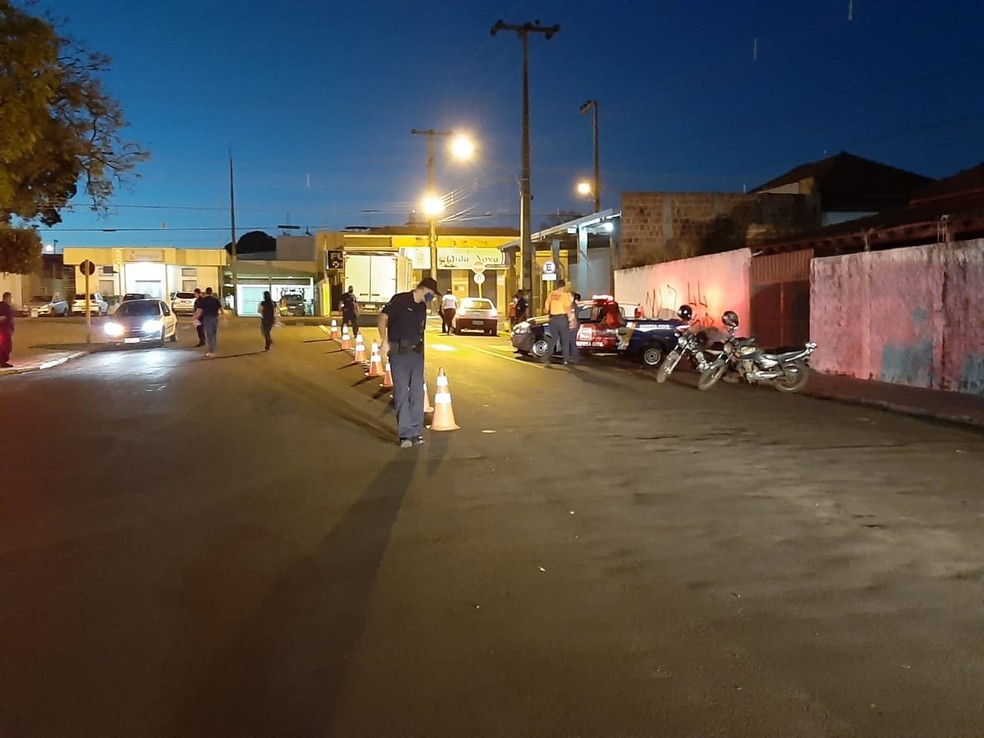 Operação Choque de Ordem fiscalizou normas relacionadas à Covid-19 em Martinópolis — Foto: Defesa Civil