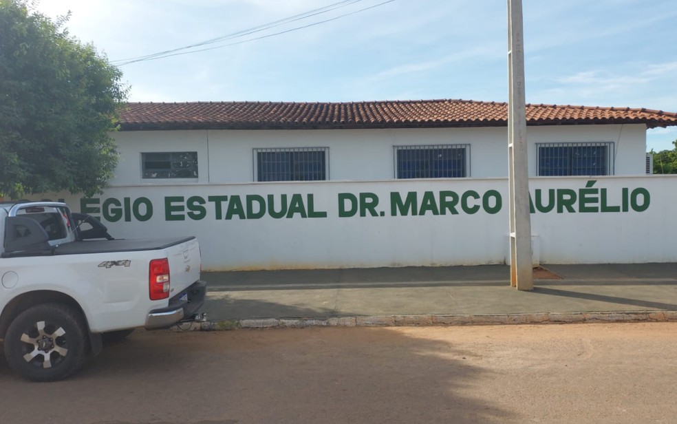 Colégio Estadual Dr. Marco Aurélio em Santa Tereza de Goiás  — Foto: Reprodução/Redes Sociais