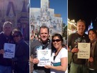 Casal viaja mais de 12 mil km para visitar 3 parques da Disney em um dia