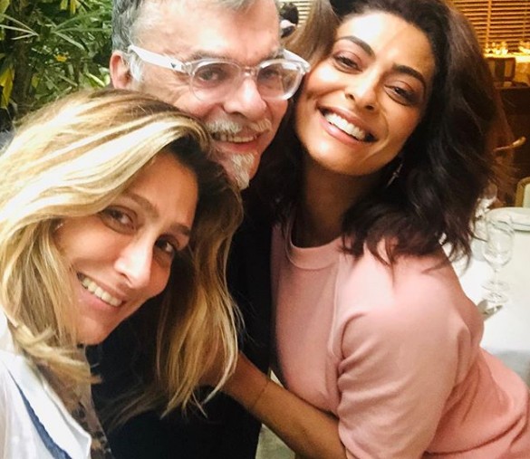 Amora Mautner, Walcyr Carrasco e Juliana Paes (Foto: Reprodução Instagram)