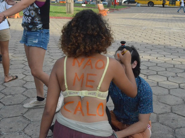 marcha das vadias, Amapá, Macapá, (Foto: Jéssica Alves/G1)