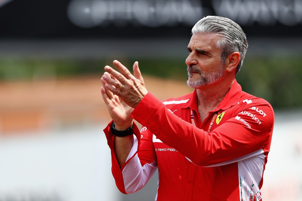 Maurizio Arrivabene, da Ferrari, no GP de Mônaco — Foto: Mark Thompson/Getty Images