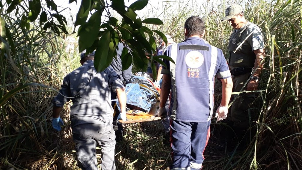 Homem estava desnutrido e não conseguia falar quando foi resgatado em Limeira — Foto: Wagner Morente/Comunicação GCM Limeira