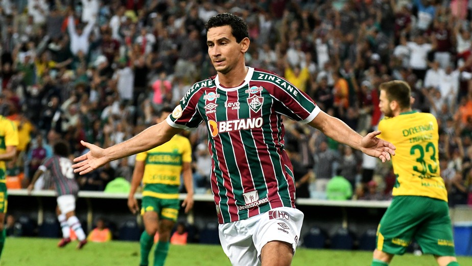 Ganso marcou o segundo gol do Fluminense na vitória por 2 a 0 sobre o Cuiabá