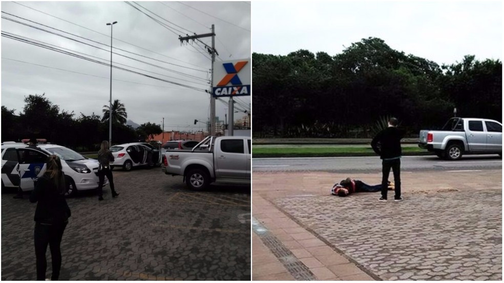 Suspeito é preso por roubo de carro em Jardim Camburi, em Vitória (Foto: Foto Leitor/ Gazeta Online)