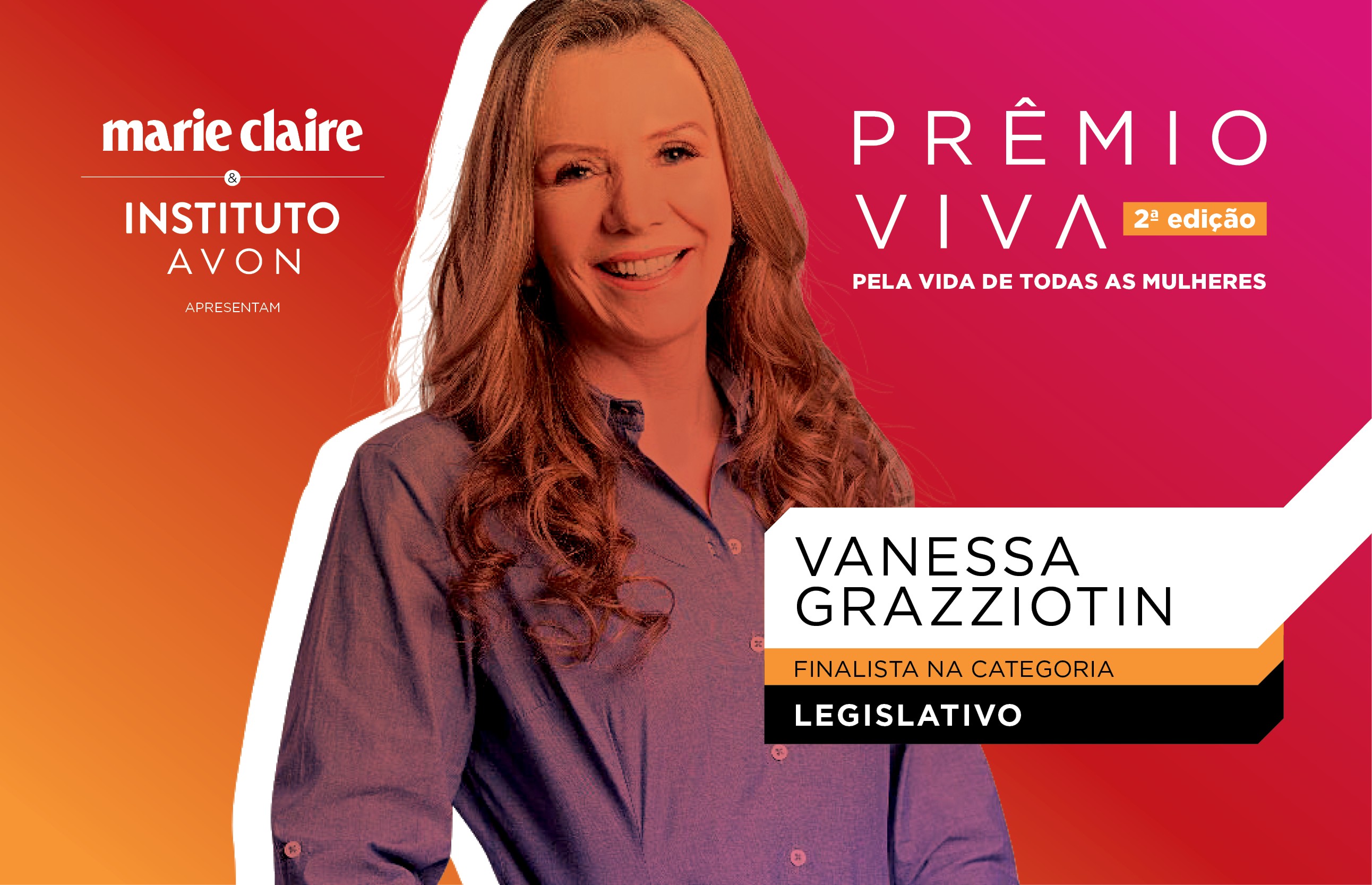 Vanessa Grazziotin, finalista do Pêmio Viva 2019 na categoria Legislativo (Foto: Marie Claire)