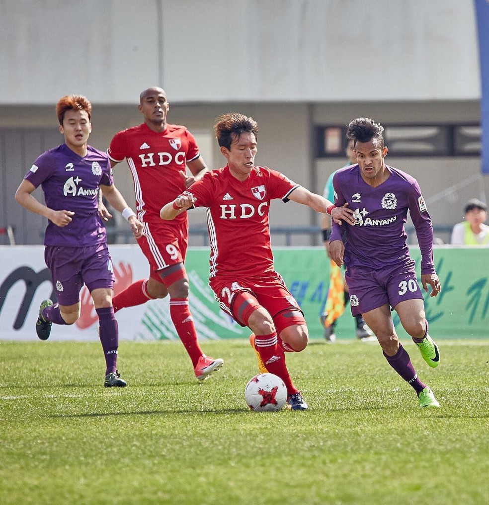 Jó, meia-atacante acreano, atuou no futebol da Coreia do Sul na temporada 2016 (Foto: Josiel Alves/Arquivo Pessoal)