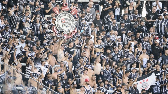 Torcida do Corinthians em jogo contra o São Paulo