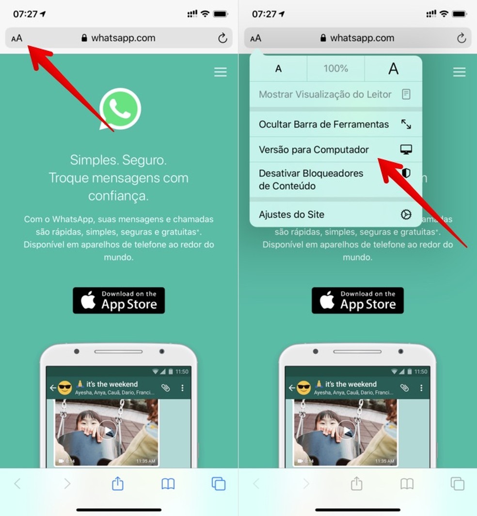 abrir whatsapp web en celular