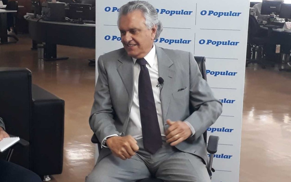 Caiado diz que vai ocupar ala do Hugol para atender crianças e tentar diminuir demanda no HMI em Goiás — Foto: Sílvio Túlio/G1