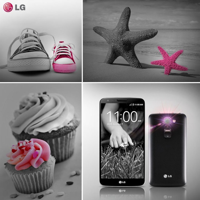 LG deve lançar G2 Mini, versão menor do top de linha da empresa, na MWC 2014 (Foto: Divulgação/LG)