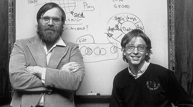 Paul Allen e Bill Gates: a dupla é sinônimo de software (Foto: Reprodução )