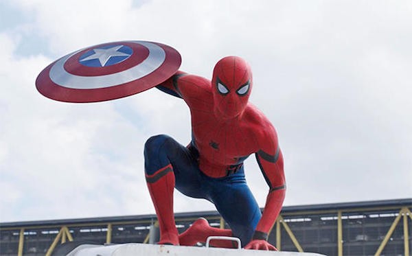O Homem-Aranha em cena de 'Capitão América: Guerra Civil' (Foto: Divulgação)