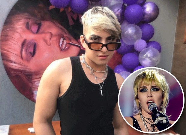 Gabriel Carvalho Garcia era fã de Miley Cyrus (Foto: Reprodução/Instagram/Getty Images)