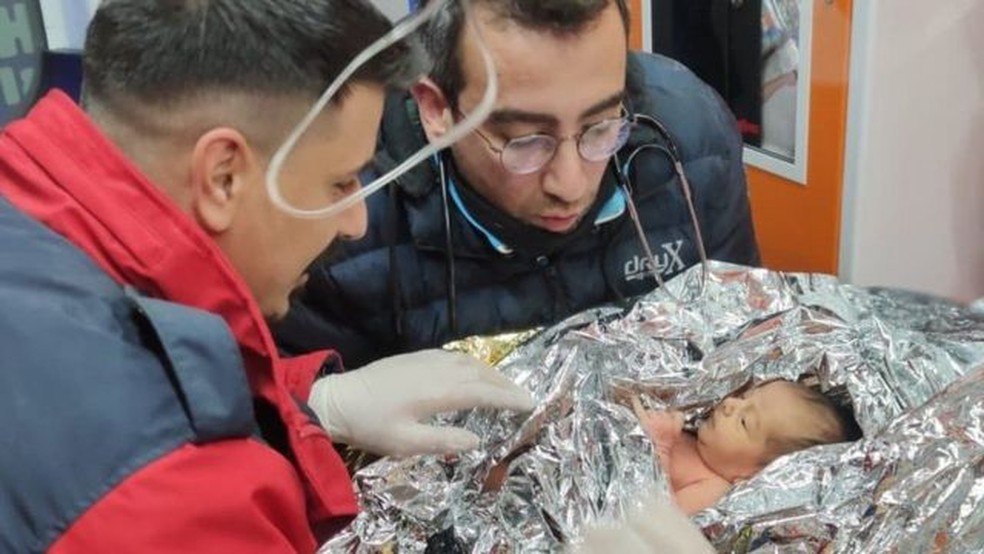 Yagiz ficou famoso quando foi resgatado com sua mãe — Foto: EKREM IMAMOGLU/via BBC