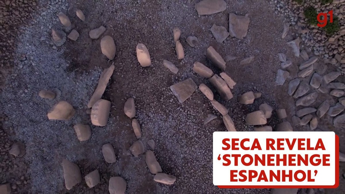 El ‘Stonehenge español’ emerge de una presa afectada por la sequía |  Mundo