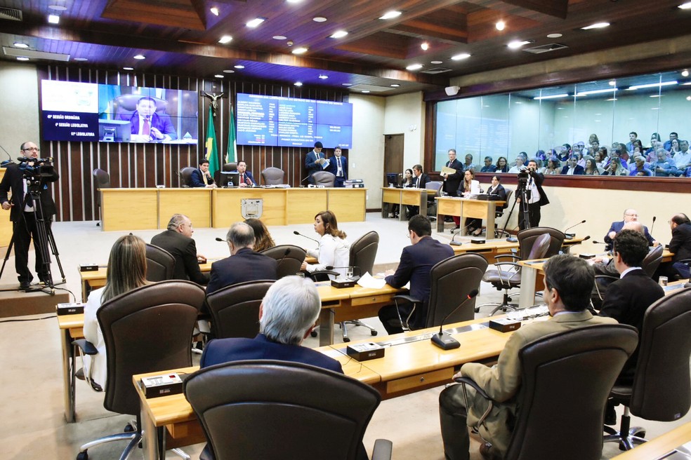 Assembleia Legislativa do RN aprovou projeto de antecipação dos royalties de 2019 nesta quarta (13) (Foto: João Gilberto/Ascom AL)