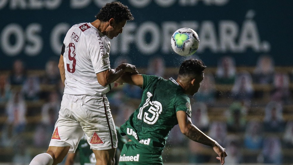 Fred em Goiás x Fluminense — Foto: Lucas Merçon / FFC