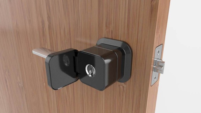 A Genius Smart Lock também funciona com chave comum (Foto: Reprodução/ Genius Smart Lock)