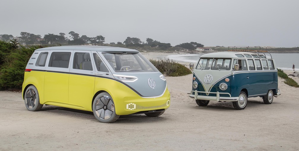 Conceito ID Buzz dará origem à sucessora da Kombi em 2022 (Foto: Divulgação)