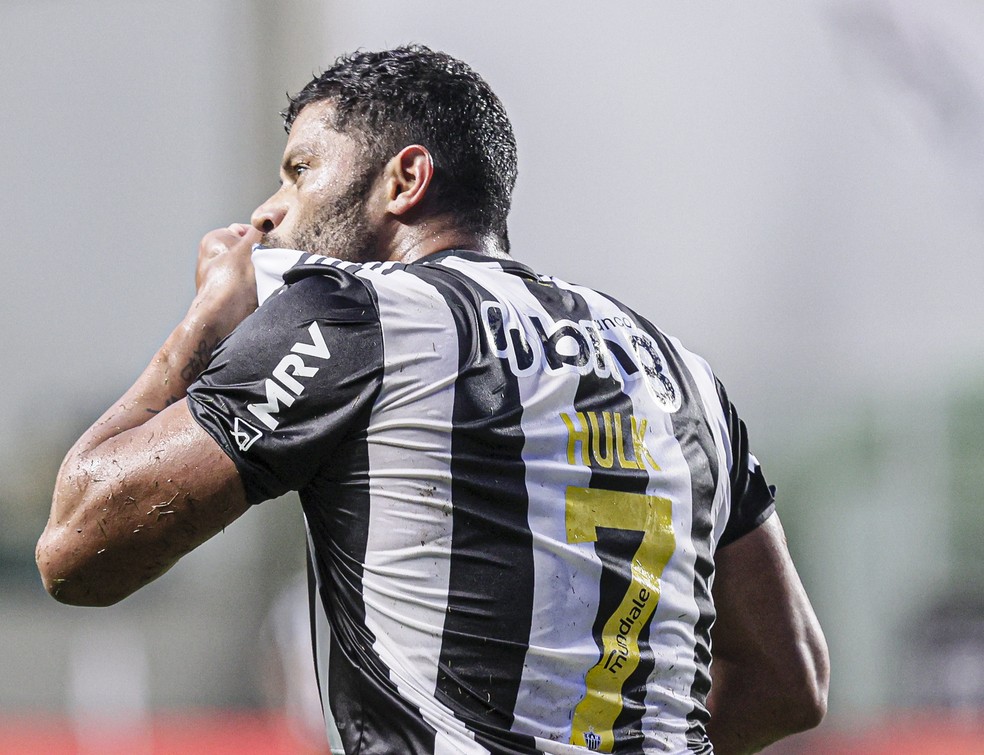 Hulk tem 7 gols em 6 jogos pelo Galo em 2023 — Foto: Cris Mattos/FMF