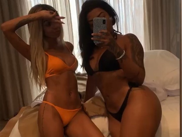 Brunna GonÃ§alves e Ludmilla (Foto: ReproduÃ§Ã£o / Instagram)