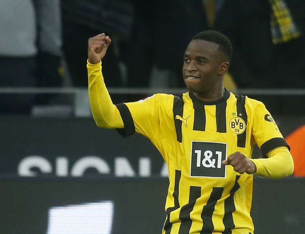 Youssoufa Moukoko, de 17 anos,  a novidade da Alemanha na Copa do Mundo  Foto: REUTERS