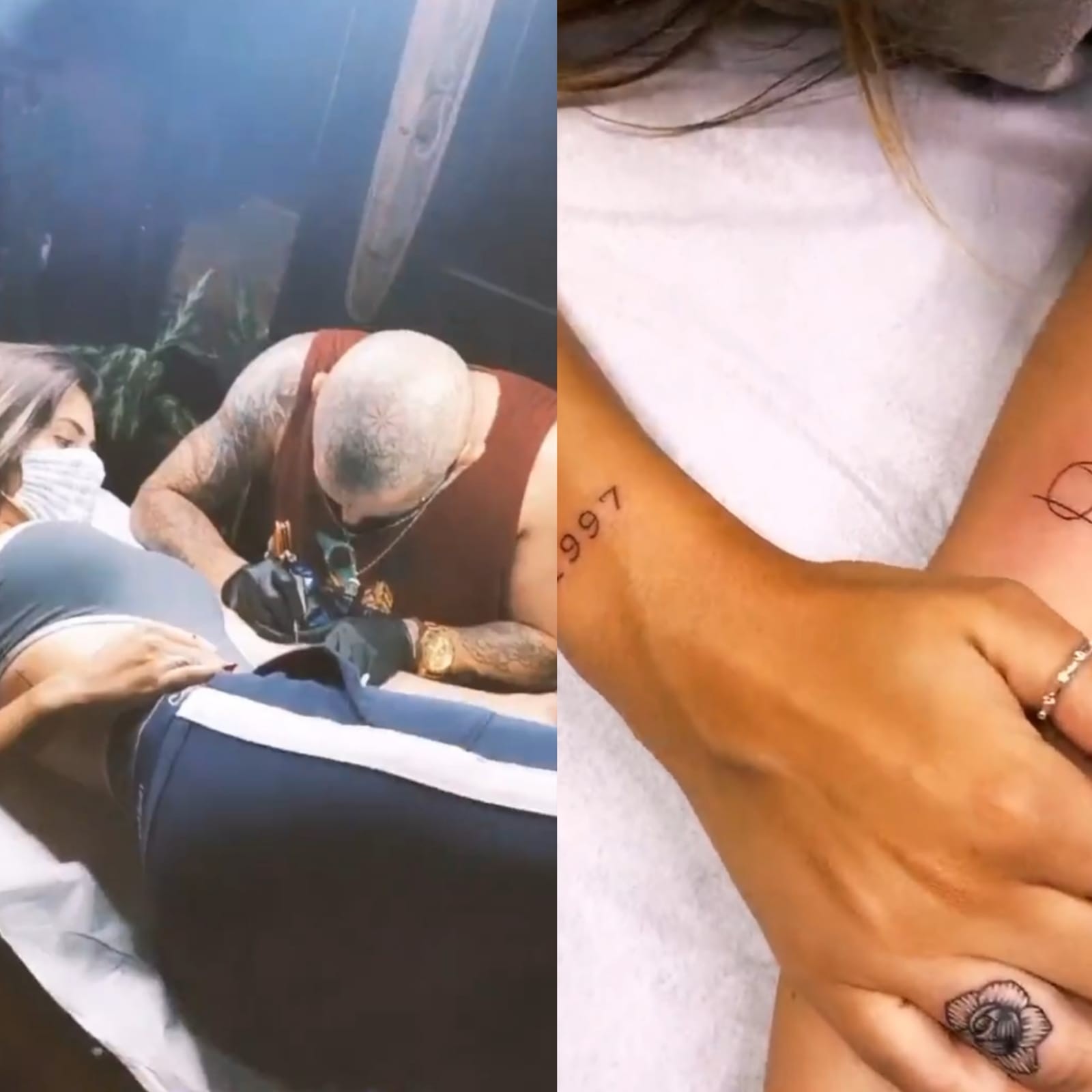 Isabella Arantes faz novas tatuagens (Foto: Reprodução)