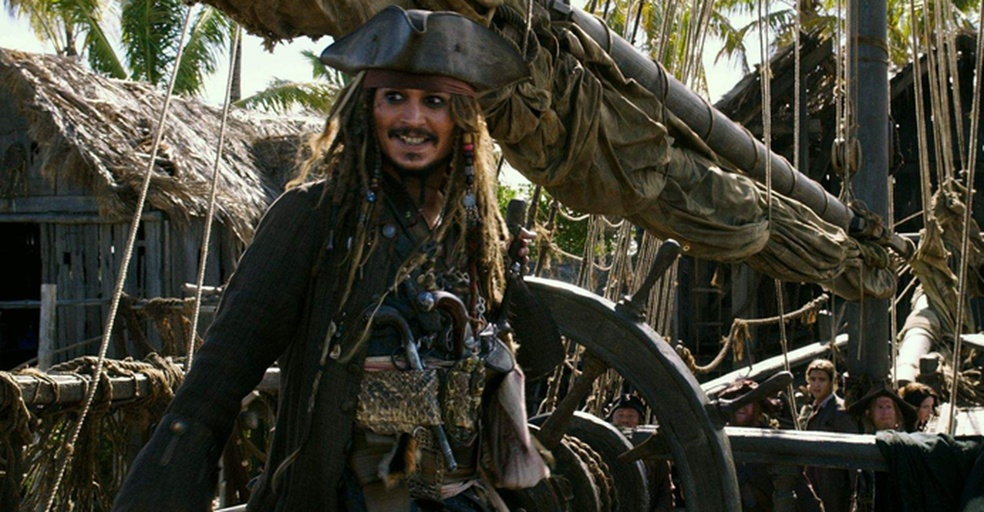Johnny Depp em 'Piratas do Caribe: A vingan&ccedil;a de Salazar', de 2017 &mdash; Foto: Divulga&ccedil;&atilde;o
