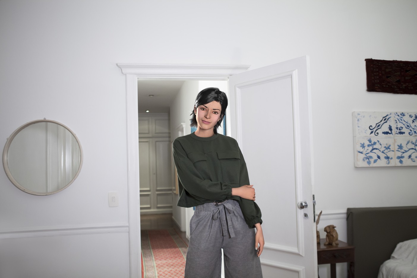Influencer virtual do Magazine Luiza estrela campanha de moda para Zattini  (Foto: Divulgação)