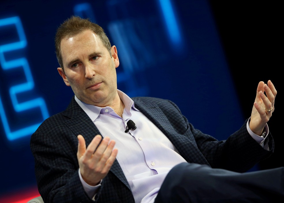 Andy Jassy, CEO Amazon Web Services, será o sucessor de Jeff Bezos no comando de toda a Amazon — Foto: Mike Blake/Reuters