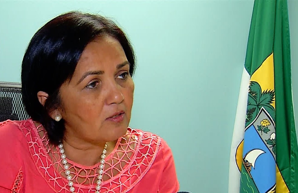 Sheila Freitas, secretária de Segurança do RN (Foto: Inter TV Cabugi)