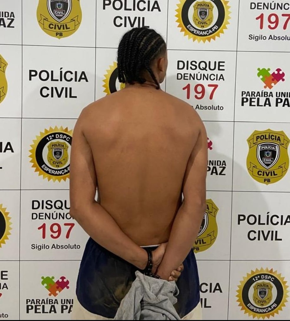Acusado de matar adolescente ex-namorada é preso após 10 anos, na Paraíba — Foto: Divulgação/Polícia Civil