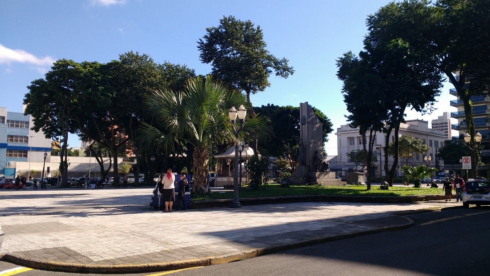 Praça José Bonifácio, em Piracicaba — Foto: Eleni Destro/ Prefeitura de Piracicaba