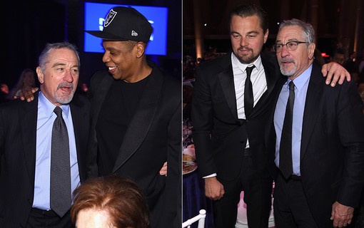 Roberto De Niro co Jay-z e Leonardo DiCaprio