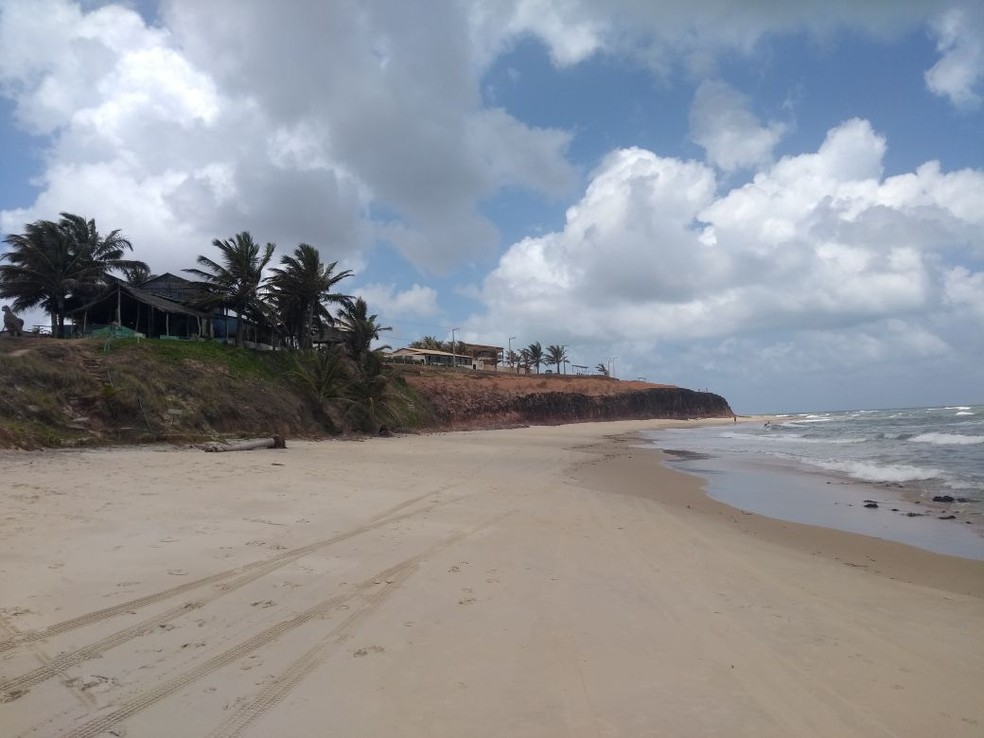 Praia de Sibaúma, litoral Sul do RN (Foto: Lucas Cortez )