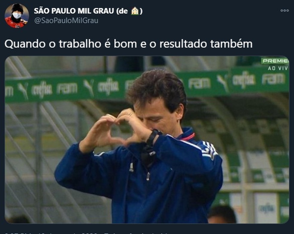 Dinizismo Ta On Sao Paulo Quebra Tabu Contra O Palmeiras E Torcida Perdoa Diniz Em Memes
