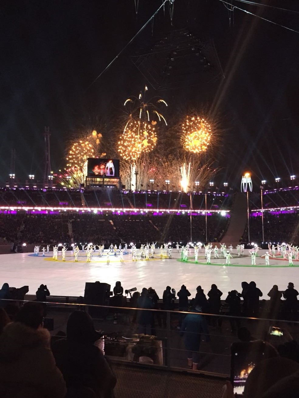 Festa de encerramento dos Jogos Olímpicos de Inverno (Foto: Raphael Andriolo)