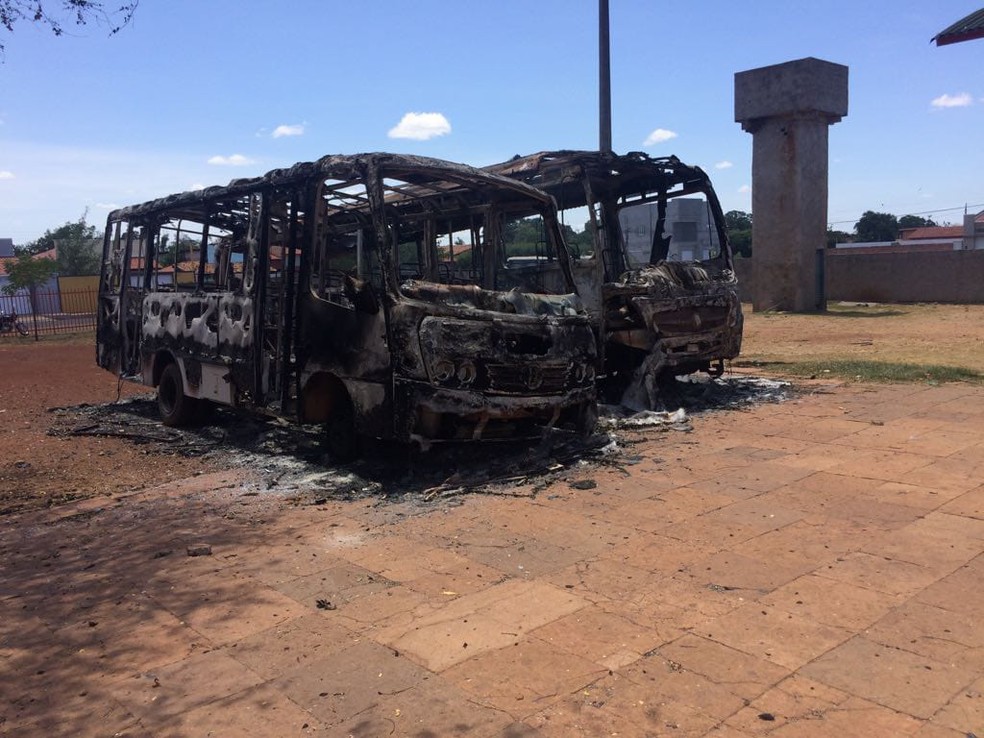 Polícia Civil investiga causa de incêndio de ônibus em Piracuruca — Foto: Divulgação/Polícia Civil