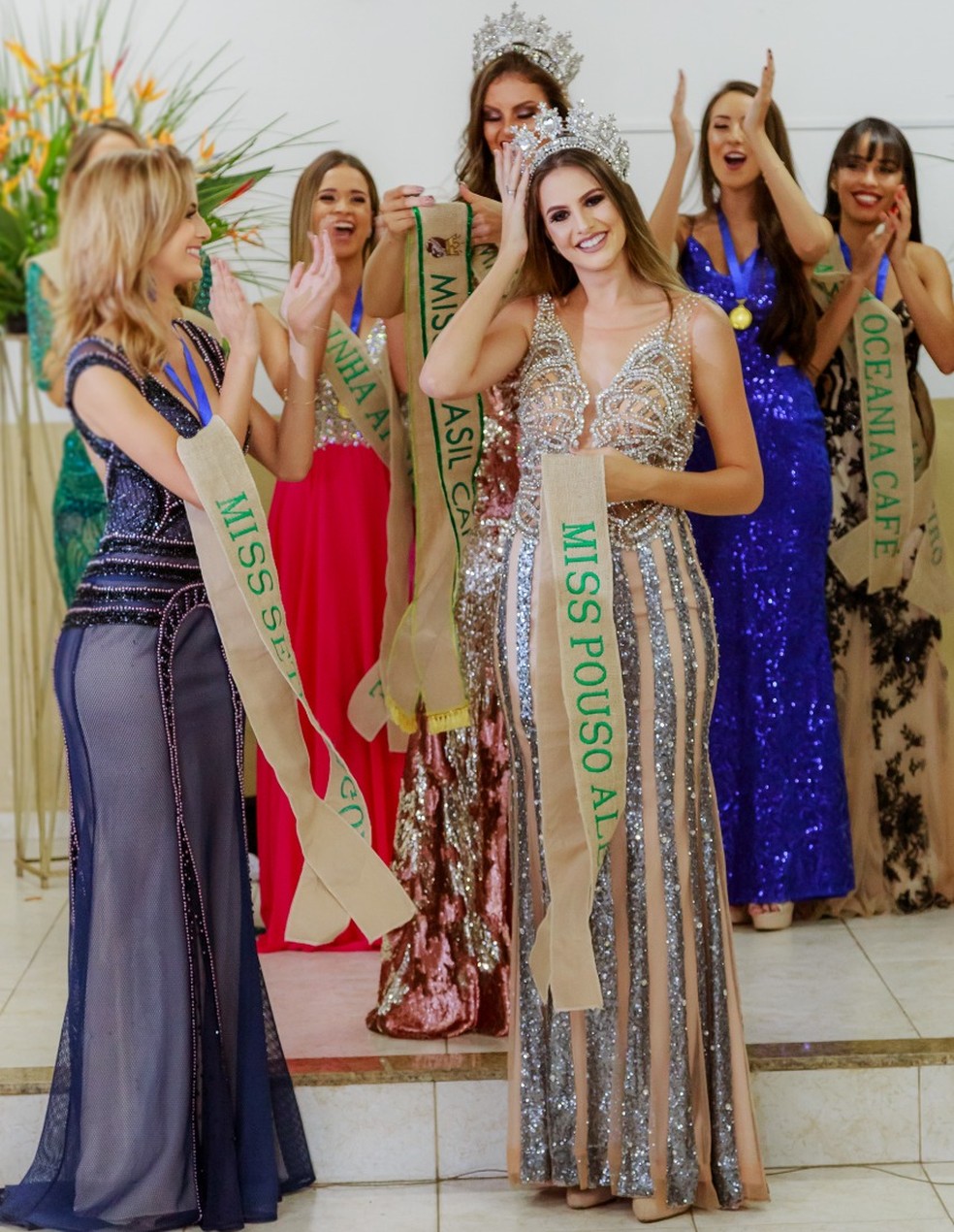 Gabriela Vilela, de Pouso Alegre, Ã© eleita Miss Brasil CafÃ© 2019 â Foto: Marcio Brito Fotografia