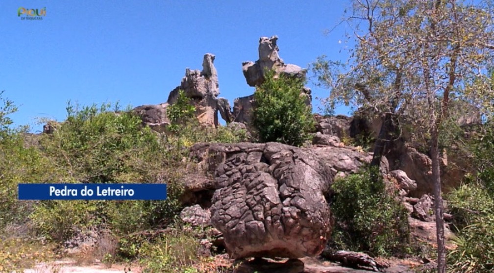 Pedra do Letreiro — Foto: Foto: TV Clube