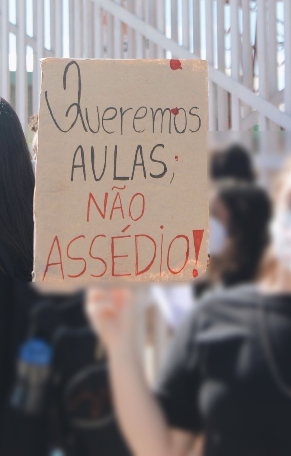 Protesto feito por alunos do Ifro em Porto Velho  — Foto: Grêmio estudantil Ifro/Reprodução