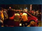 Homem é preso após bater em carro durante perseguição policial, em GO