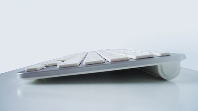 Design inspirado no teclado da Apple (Foto: Reprodução / Dario Coutinho)
