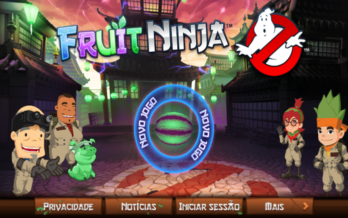 Fruit Ninja ganha atualização com tema do filme Os Caça-Fantasmas (Foto: Divulgação) Fruit Ninja ganha atualização com tema do filme Os Caça-Fantasmas (Foto: Divulgação)